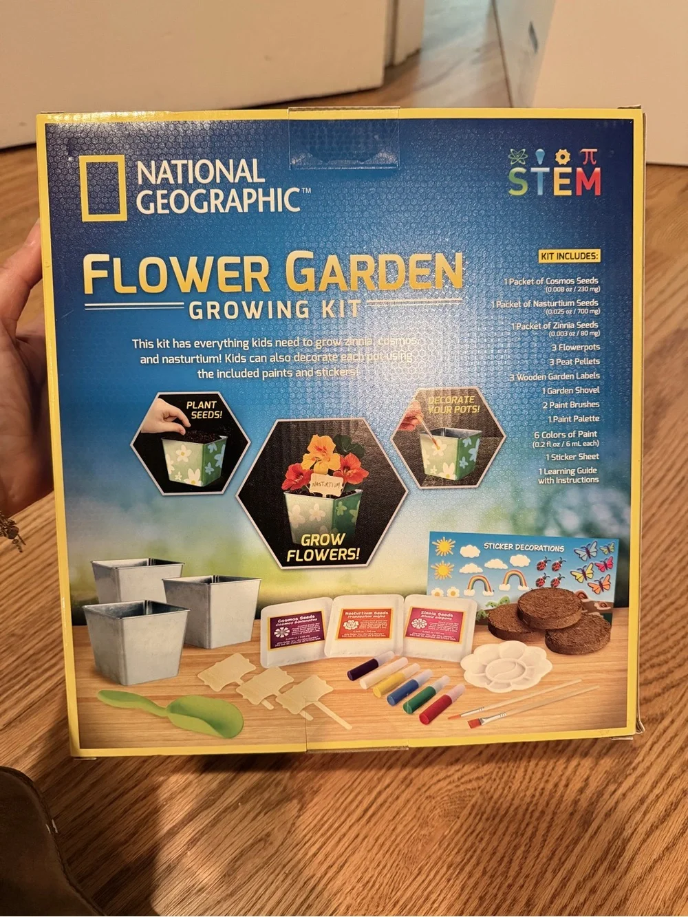 National Geographic Flower Garden Growing Kit